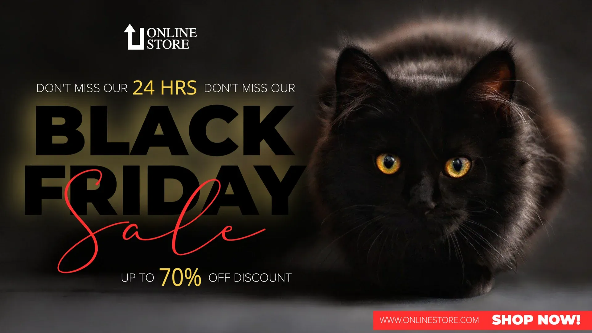 Black Friday: modello di digital signage per Retail