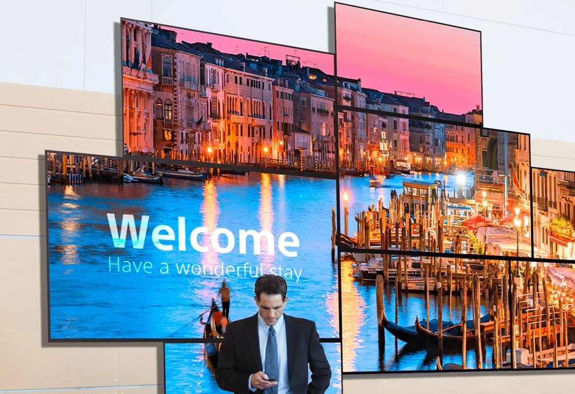 Videowall astratto Sony BRAVIA