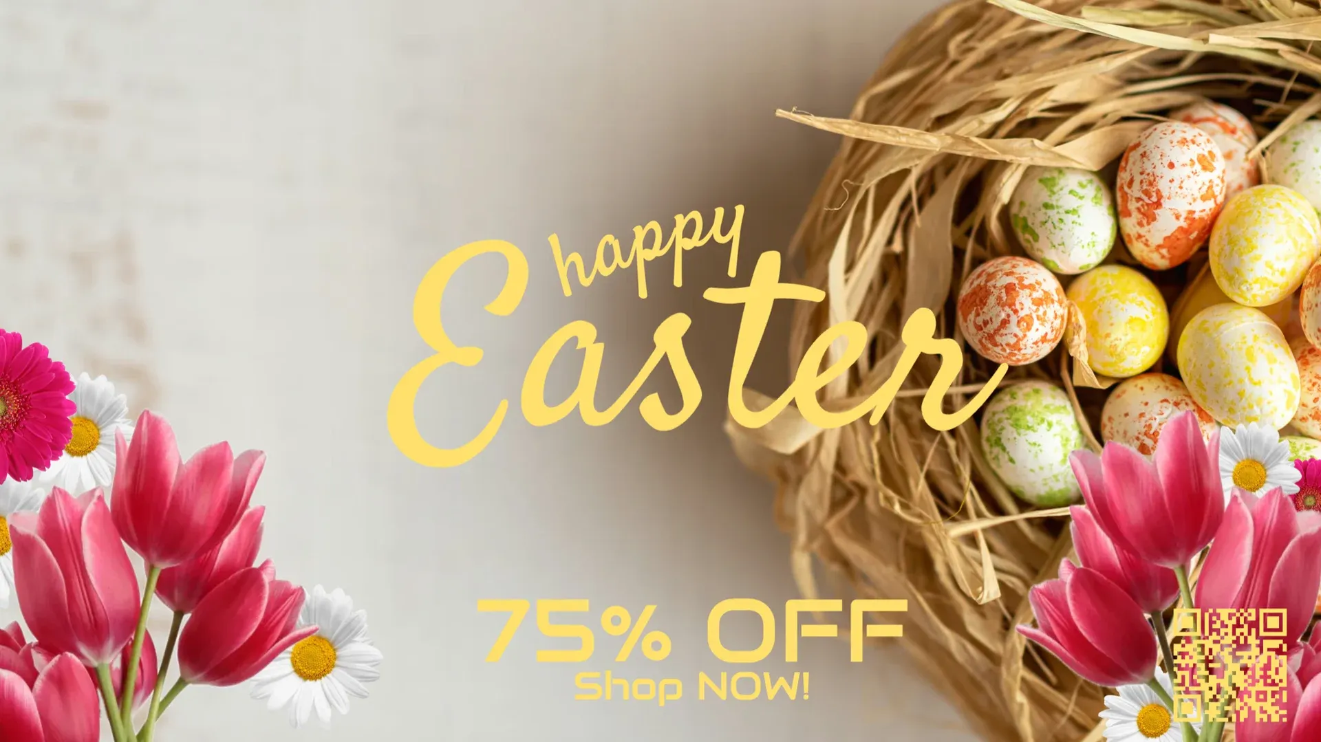 Domenica di Pasqua: modello di digital signage per Festività