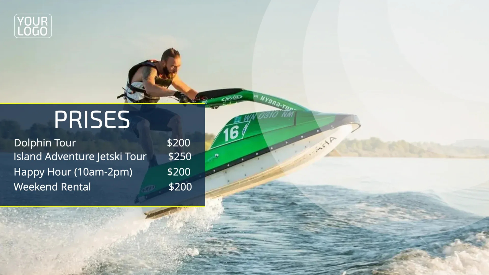 Moto d’acqua: modello di digital signage per Eventi