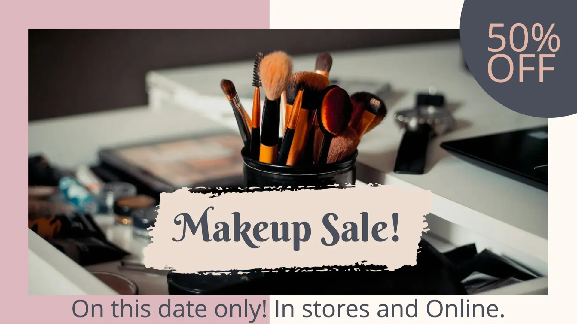Saldi make-up: modello di digital signage per Retail