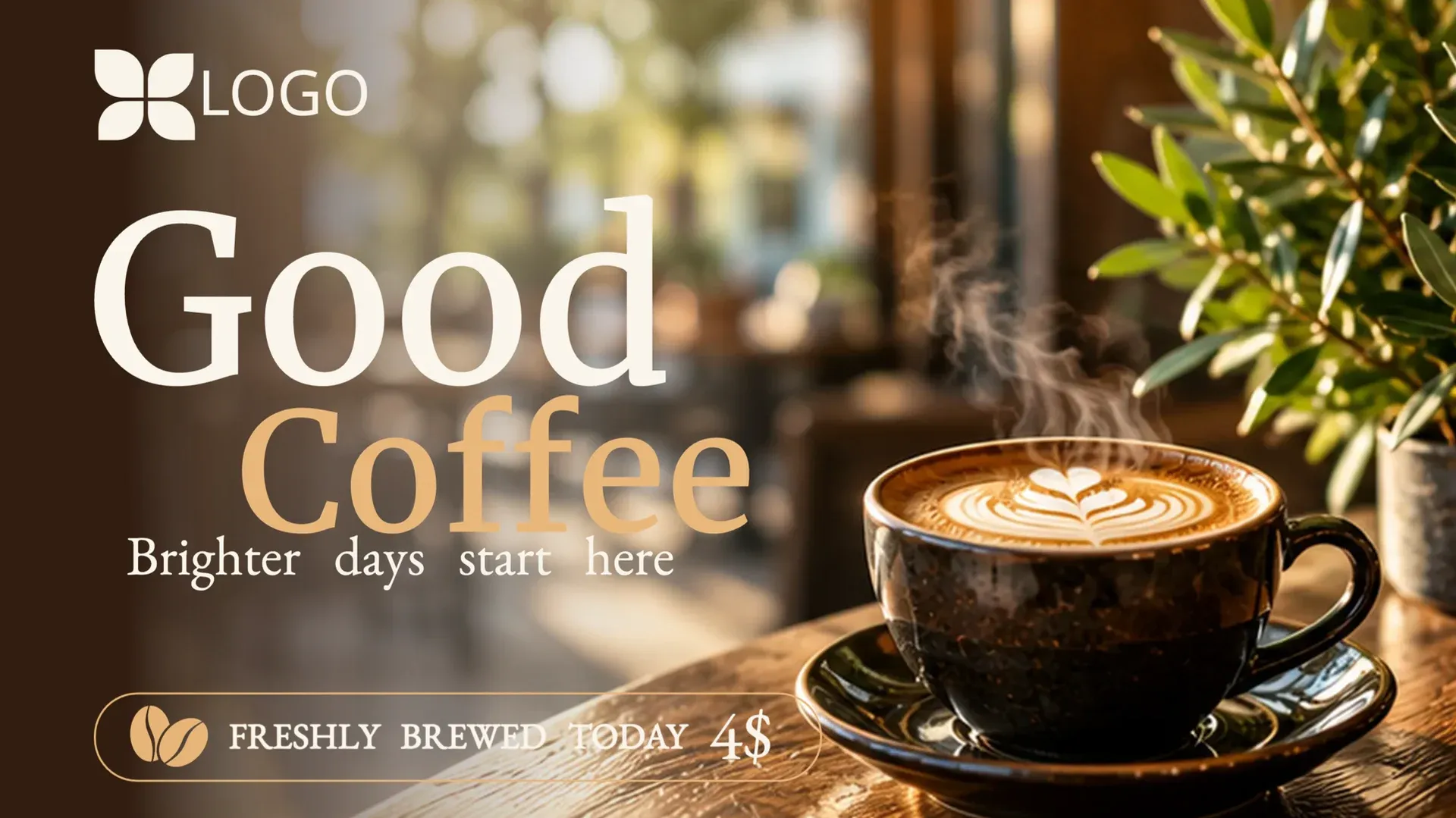 Caffè del mattino: modello di digital signage per Ristorazione