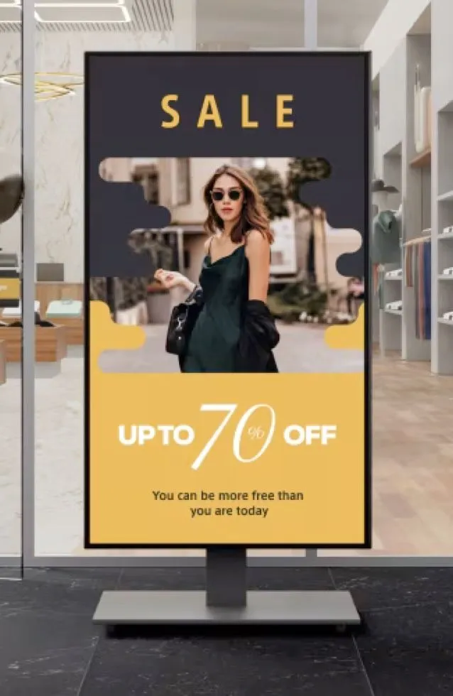 Sony BRAVIA BZ30L Google TV in modalità verticale
