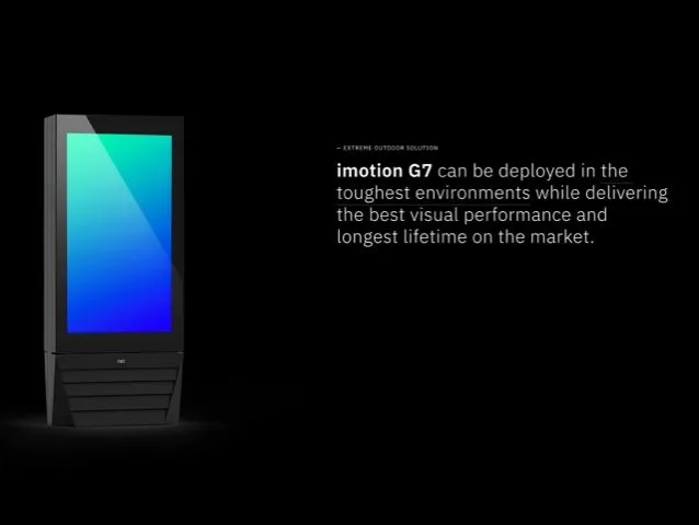 Infinitus iMotion G7 per il digital signage