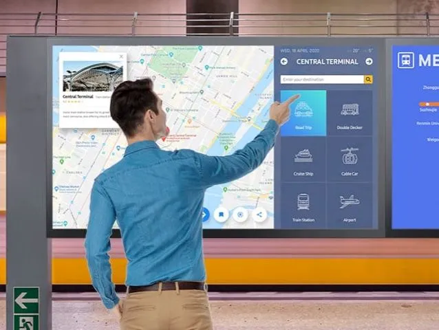 Smart TV Samsung Tizen QMB nei trasporti