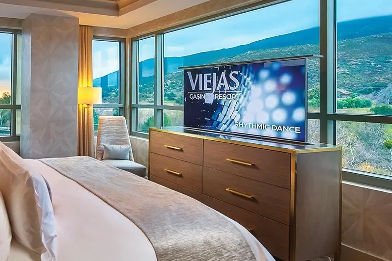 Segnaletica delle camere al Viejas Casino & Resort
