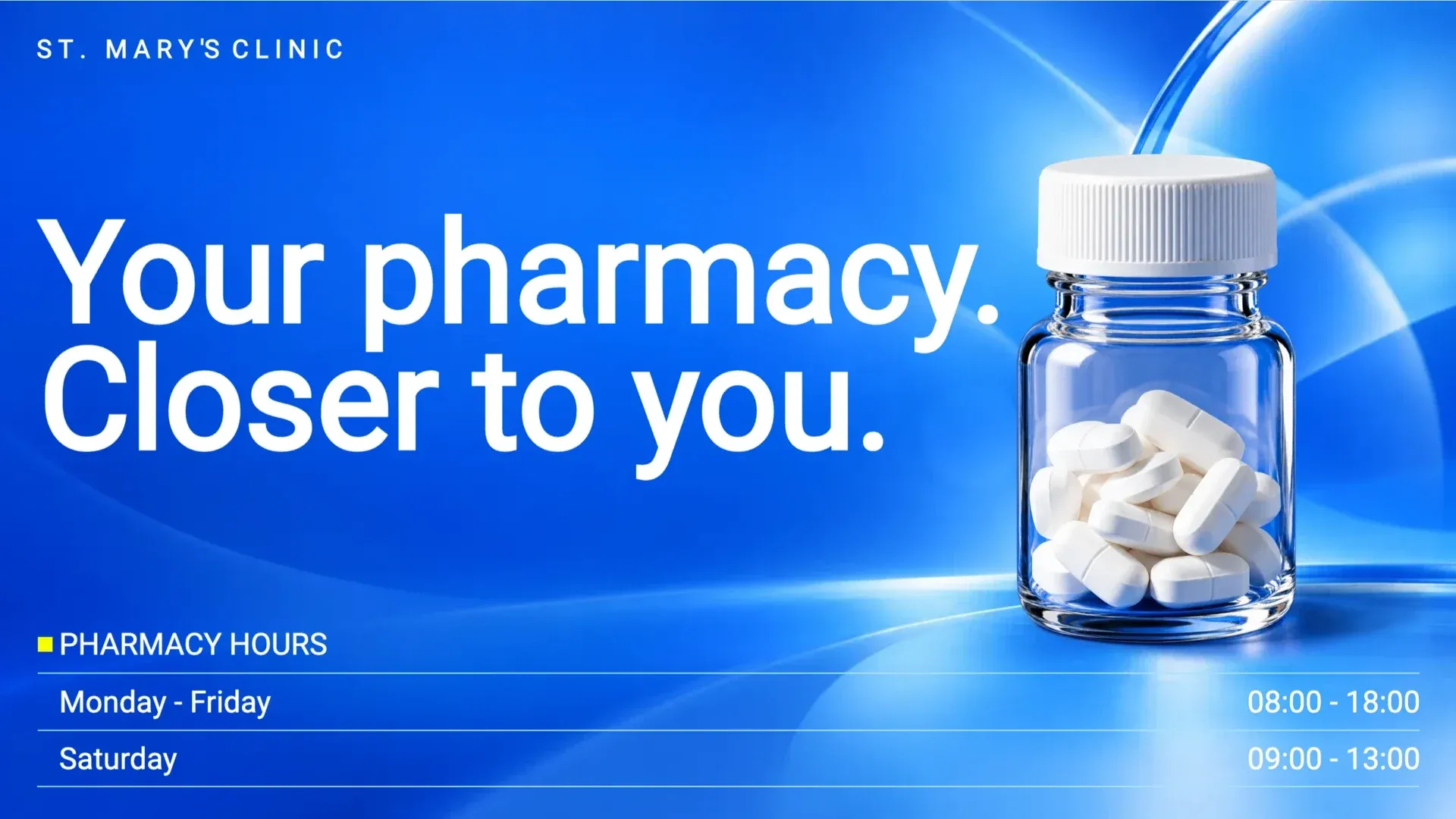 La tua farmacia: modello di digital signage per Salute